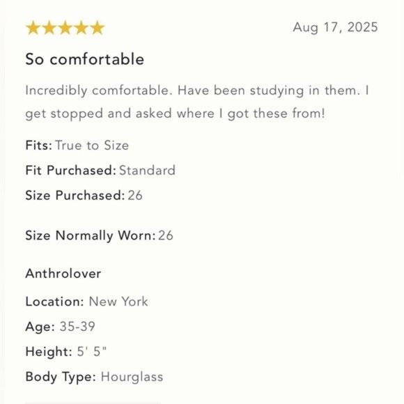 NWT Size 32 - ANTHROPOLOGIE Pilcro Mid-Rise Super-Wide-Leg Jeans (NWT US$ 158) - Picture 2 of 16